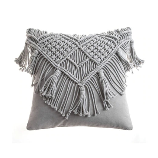 Macrame Boho Kissenbezug