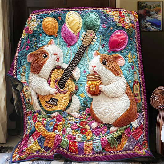 Meerschweinchen Gitarre Spieldecke