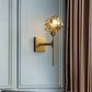Frendorf | Ice Block Woonkamer Wandlamp Wandlamp Traditioneel Metaal 1 Kop Rook Grijs/Amber Wandverlichting Fixture