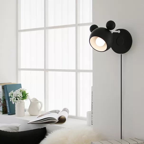 Macaron Maus Wandlicht mit Zugkette 1 Kopf Metall Wandleuchte für das Arbeitszimmer