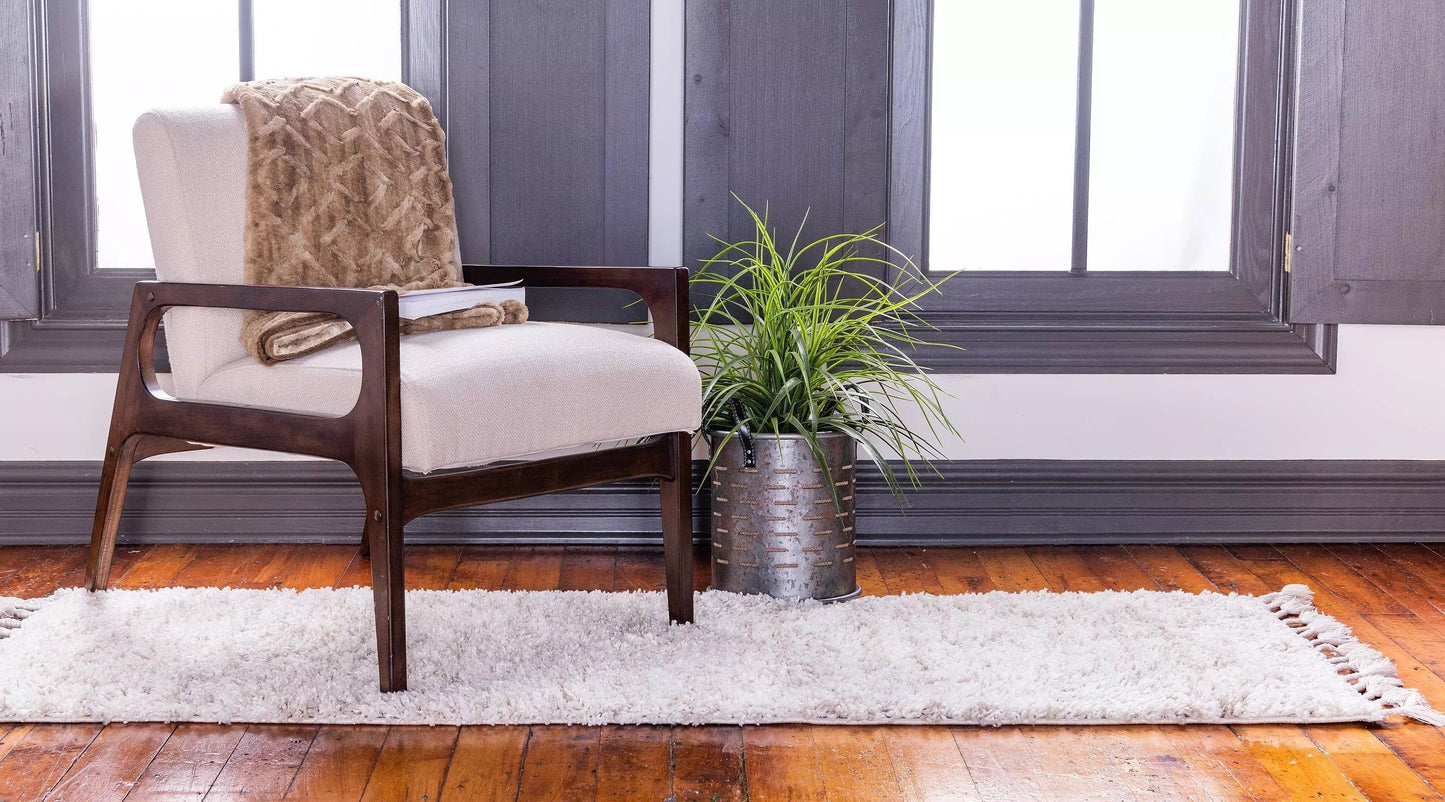 Frendorf | Marlea Hochflor Teppich mit Meliertem Design | Weich & Gemütlich | Perfekt für Wohnzimmer & Schlafzimmer
