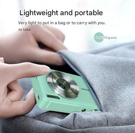 Frendorf | Vintage Digitalkamera – Snapora | Retro-Stil Kompaktkamera mit 1080p HD