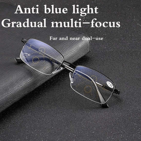 Frendorf | Titanium Progressive Fern- und Nahbereich Dual-Use Lesebrille