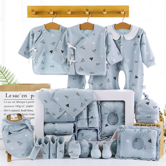 Frendorf | Baby-Geschenkbox-Set aus Baumwolle für Neugeborene