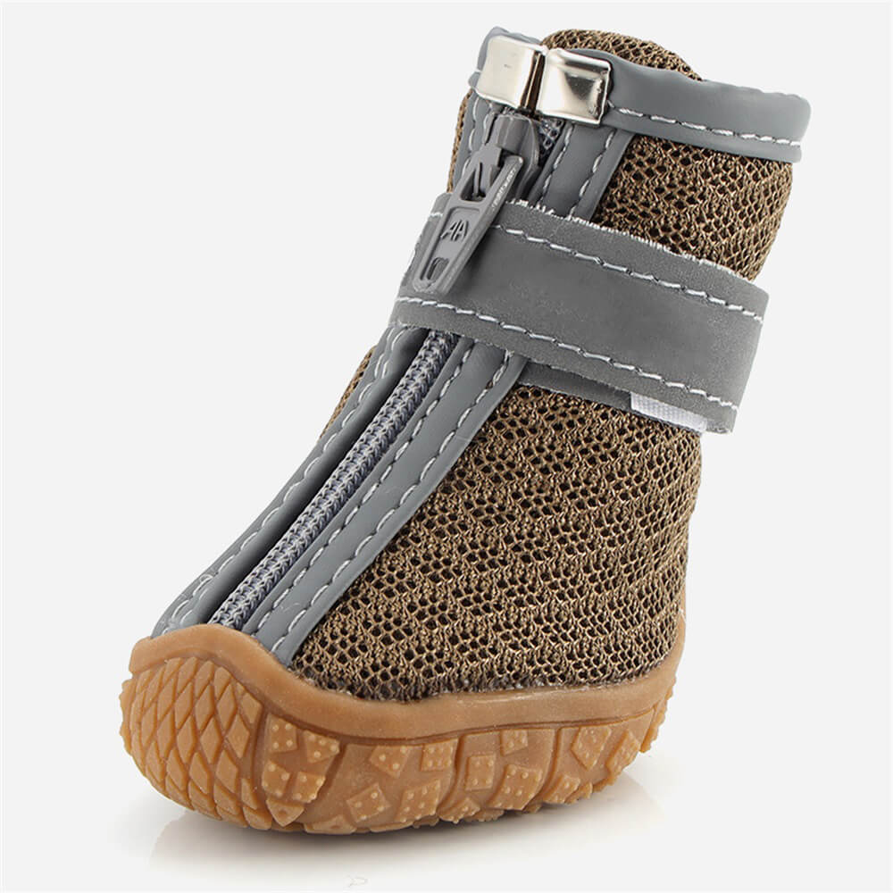 Haltbare Outdoor-Hundeschuhe mit Netzgewebe - All-Terrain-Pfoten Schutz