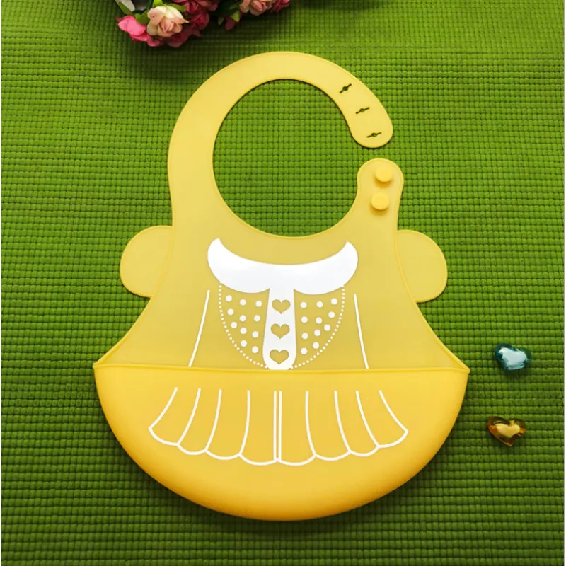 Frendorf | Kinder Lätzchen Set – Bunte Silikon Lätzchen mit Tiermotiven für Babys