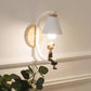 Frendorf | 1 Licht Trichter Schirm Wandleuchte Nordic Stil Metall Wandlampe für Kinder Schlafzimmer Küche