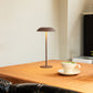 Frendorf | Orbella kabellose LED-Tischlampe mit Touchsteuerung – Elegantes rundes modernes Design