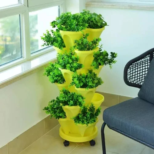 Vertikaler Garten - PlantStack - Platzsparend - Grüne Rasterlösung