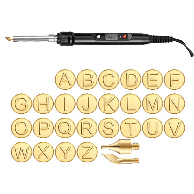 Frendorf | 26 Letters Kupferform —DIY Holzbrand-/Schnitzset