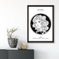 LEO - Personalisiertes Zodiac Mädchen Kunstdruck