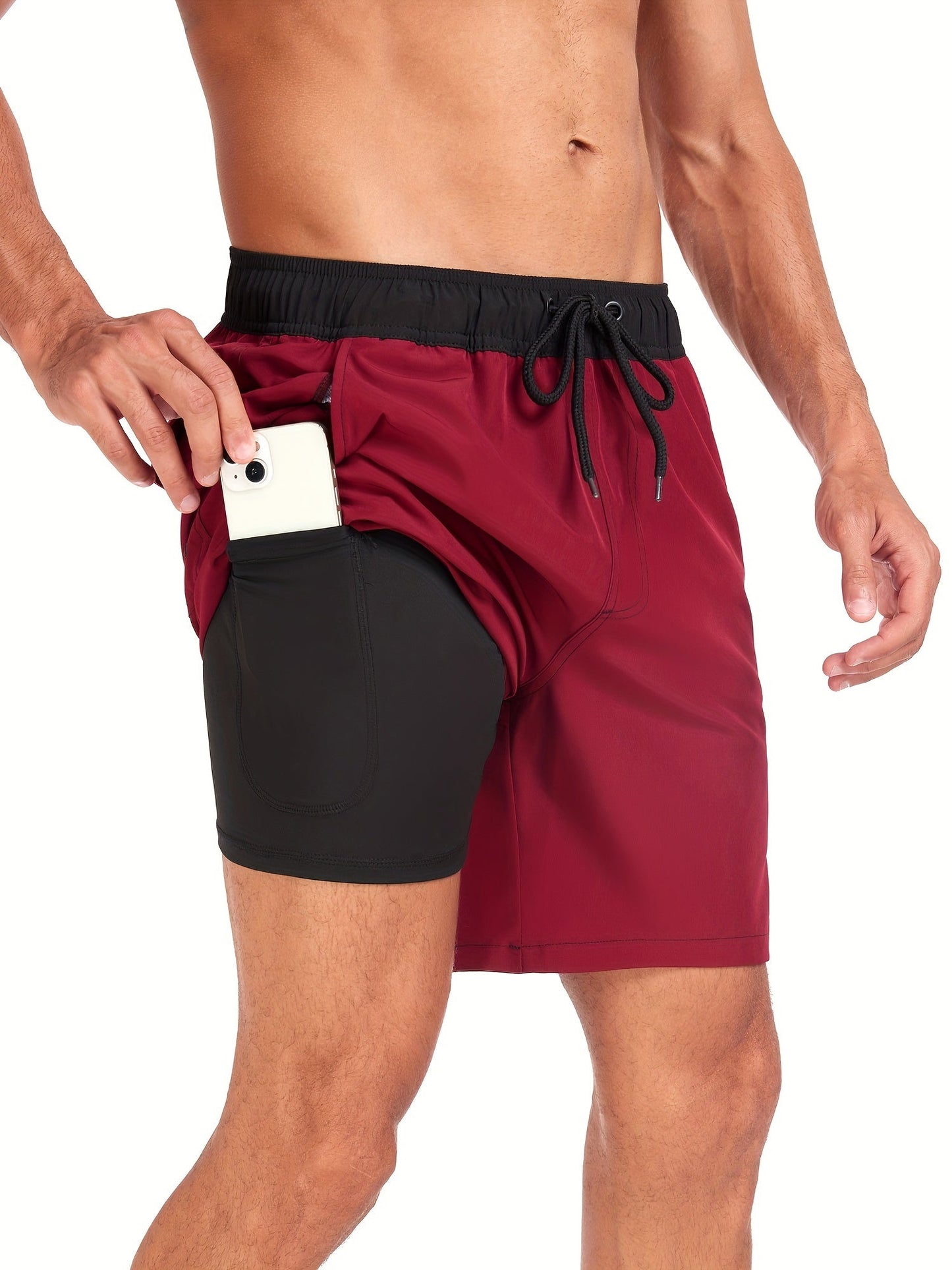 Frendorf | Badehose | Schnell trocknende Stretch-Shorts für Männer mit Handytasche