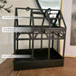 Schwarzes Metall Terrariumgestell