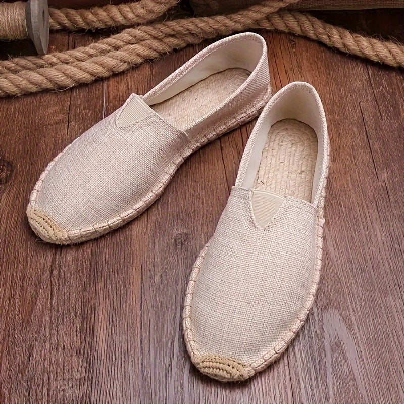 Frendorf | Maritime Leinenschuhe Weiß