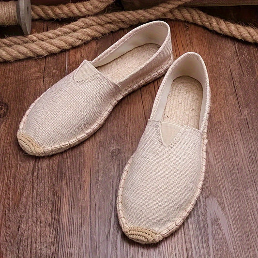 Frendorf | Maritime Leinenschuhe Weiß