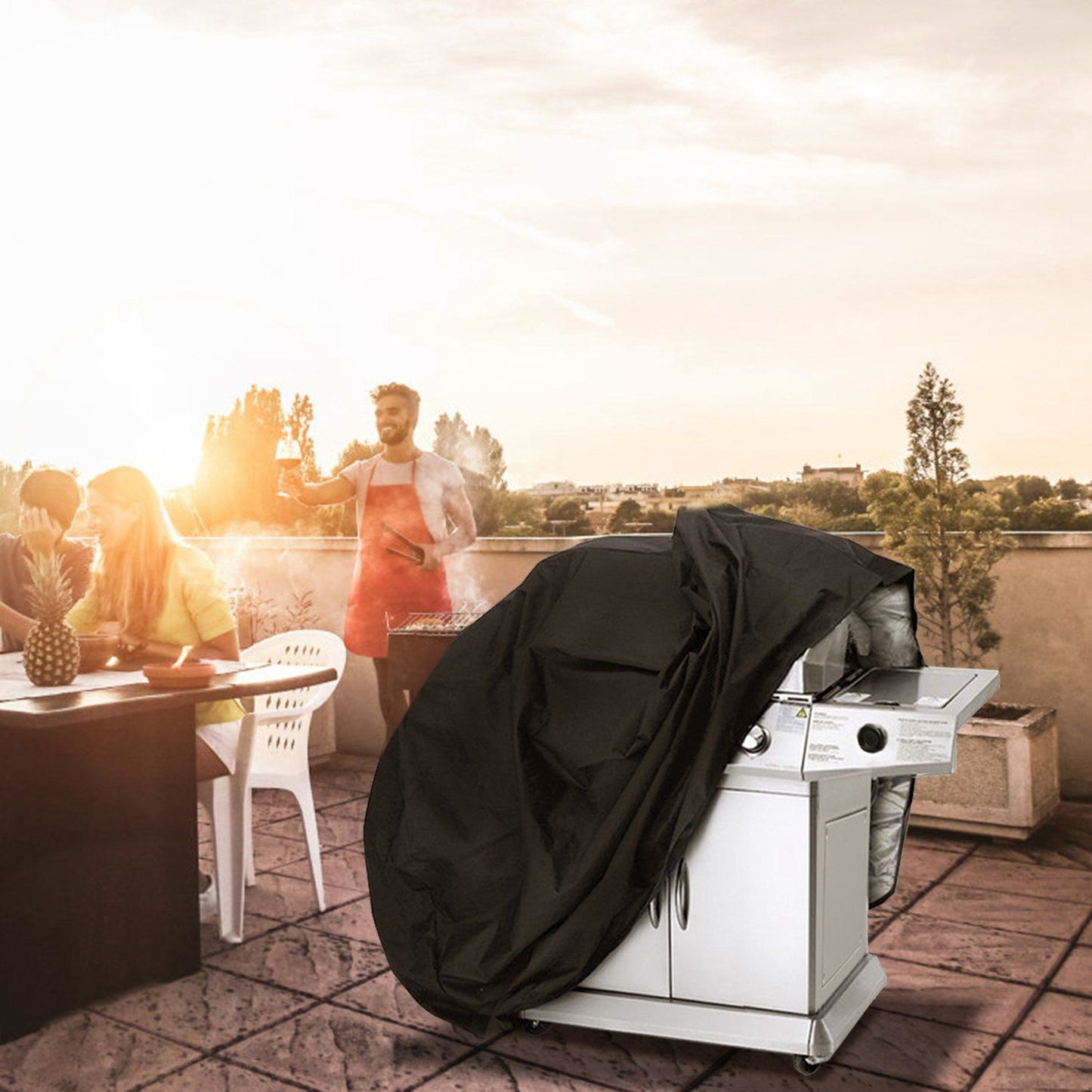 Frendorf | 57-Zoll Wetterbeständige Grillabdeckung