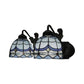 Frendorf | Dome Wandlamp Mediterraan Blauw Glas 2 Koppen 16"/18" Breed Antiek Brons Muur Geïnstalleerde Lamp