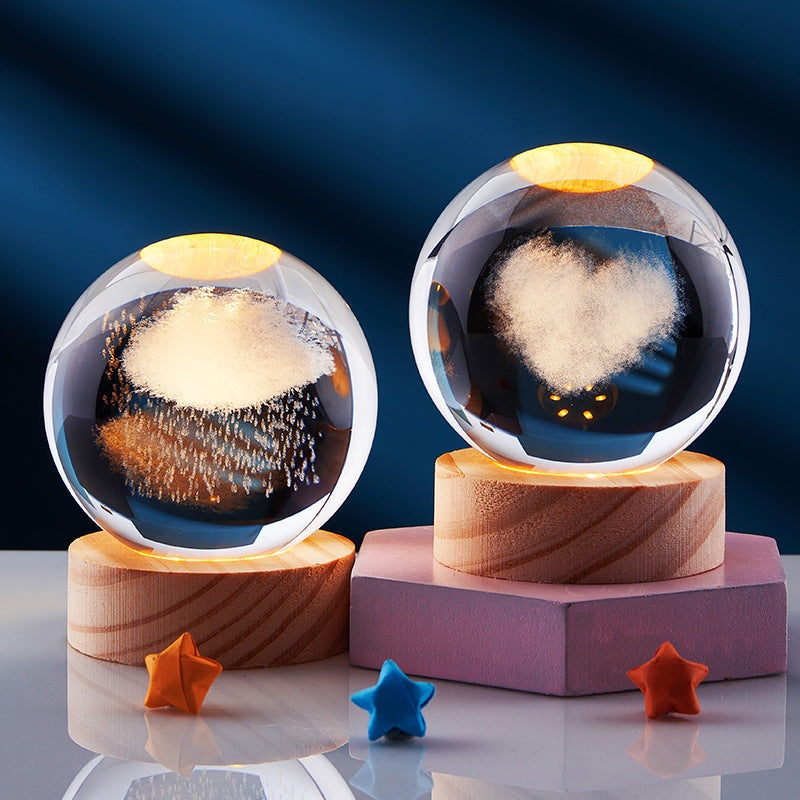 Frendorf | 3D Kristallkugel Nachtlampe