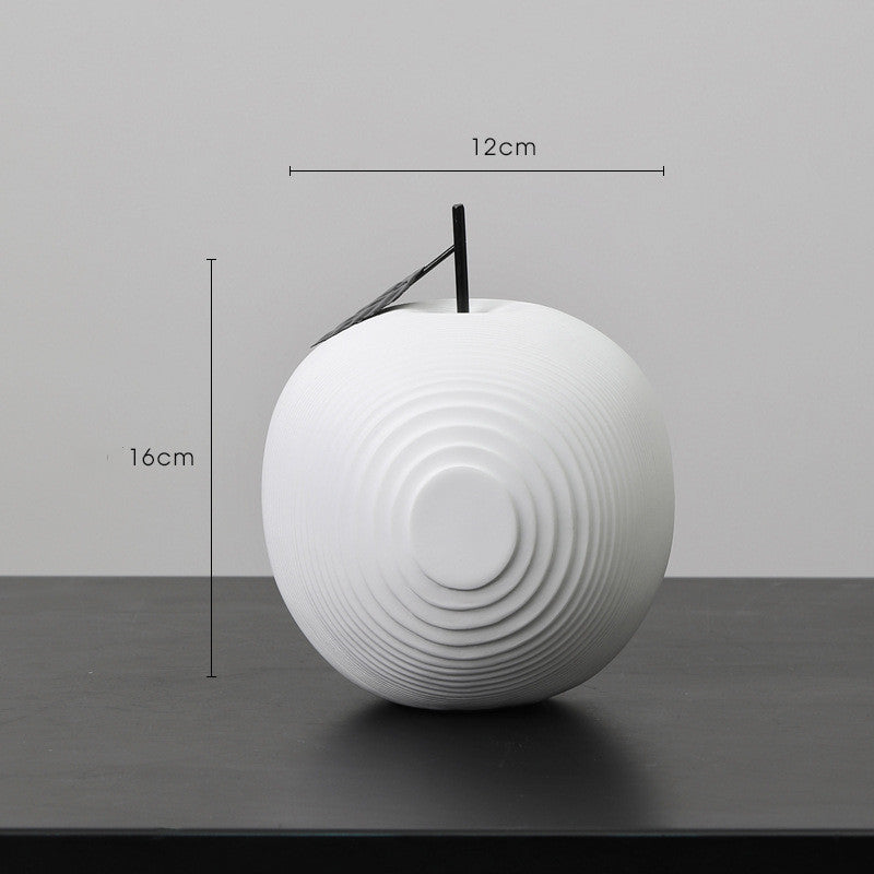 Monochrome Obst Harz Dekor