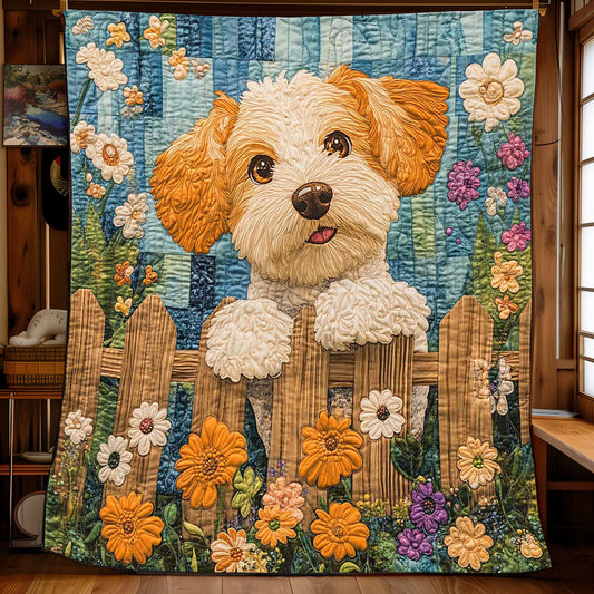 Garten Jack Russell Hund Bettdecke