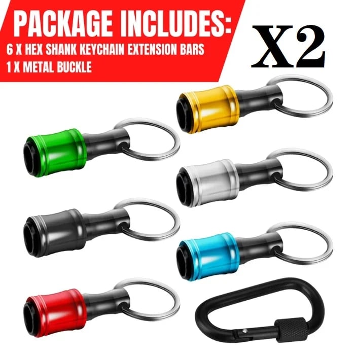 Frendorf | 1/4" Sechskant-Schraubendreherkopf Halterung Wanderriegel