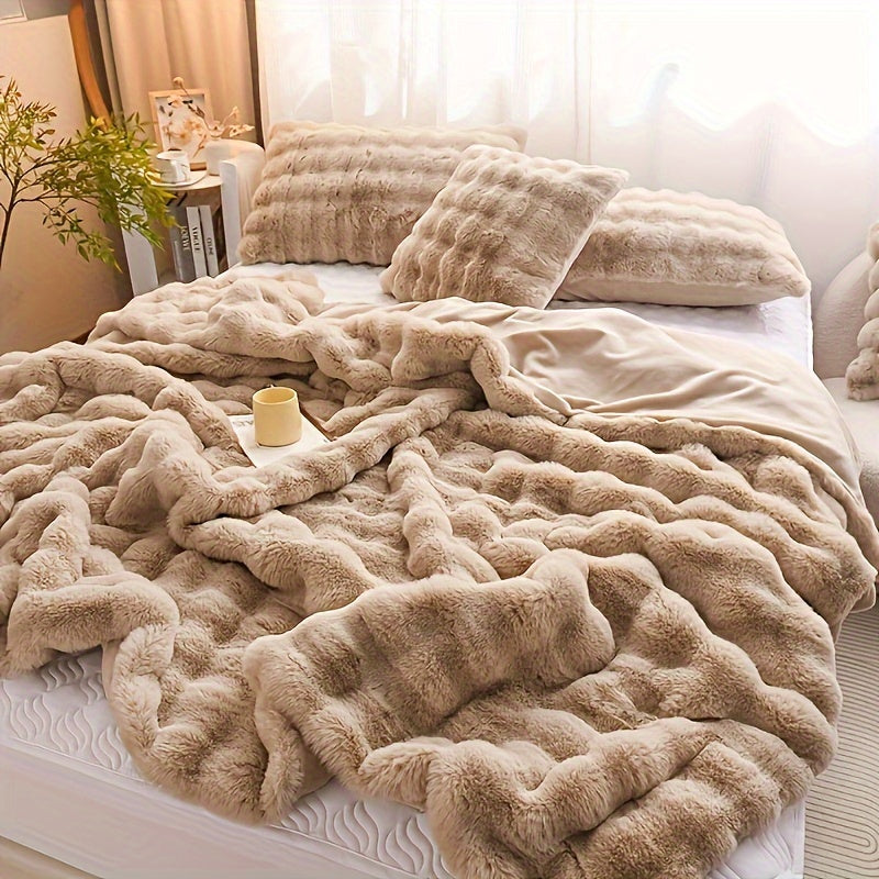 Frendorf | Premium Fleece-Decke mit elegantem Design