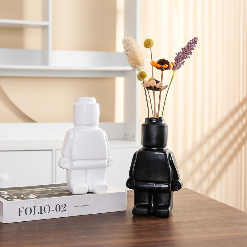 Frendorf | RoboBloom Moderne Robot Blumentöpfe – Einzigartige Dekoration für Ihr Zuhause