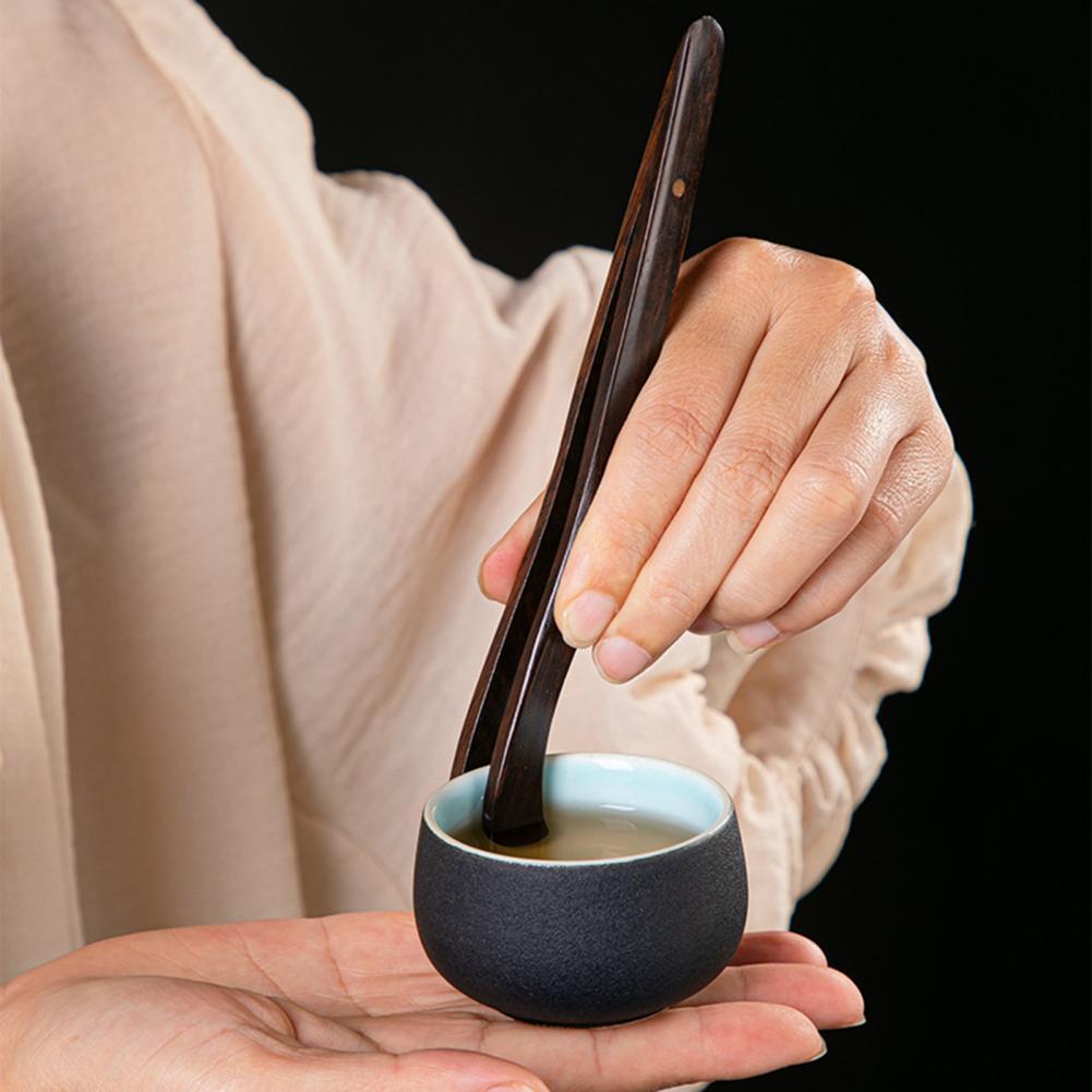 5 Stück/Set Teezubehör hitzebeständige Kung Fu Teewerkzeuge Holz Chinesischer Gongfu Teelöffel Teezange Nadelset Teestube Zubehör