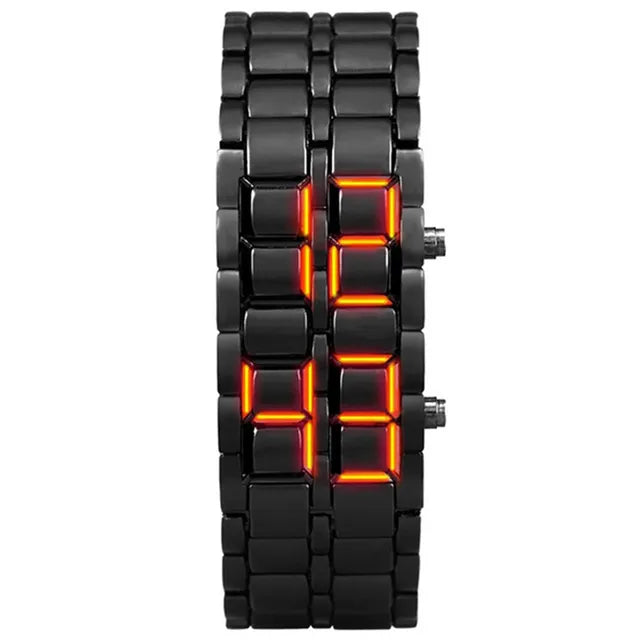 Frendorf | Digitale Lava-Armbanduhr für Männer