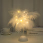 Kreative Baum feder tischlampe
