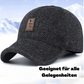 Frendorf Winter Baseball Cap | Warme Herren-Mütze mit einklappbaren Ohrenschützern (Verstellbar 57-61cm)