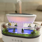 Frendorf | ZenScape Aromatherapie Diffusor – Natürlich Inspiriertes Design mit Sanftem Nebel