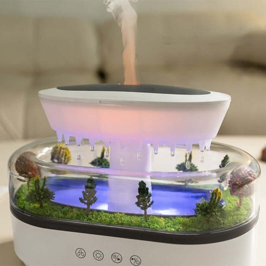 Frendorf | ZenScape Aromatherapie Diffusor – Natürlich Inspiriertes Design mit Sanftem Nebel
