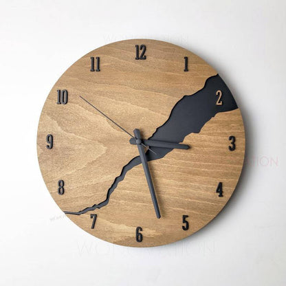 Luxe Holz Wand-uhr - Zeitloses Design für Jedes Interieur