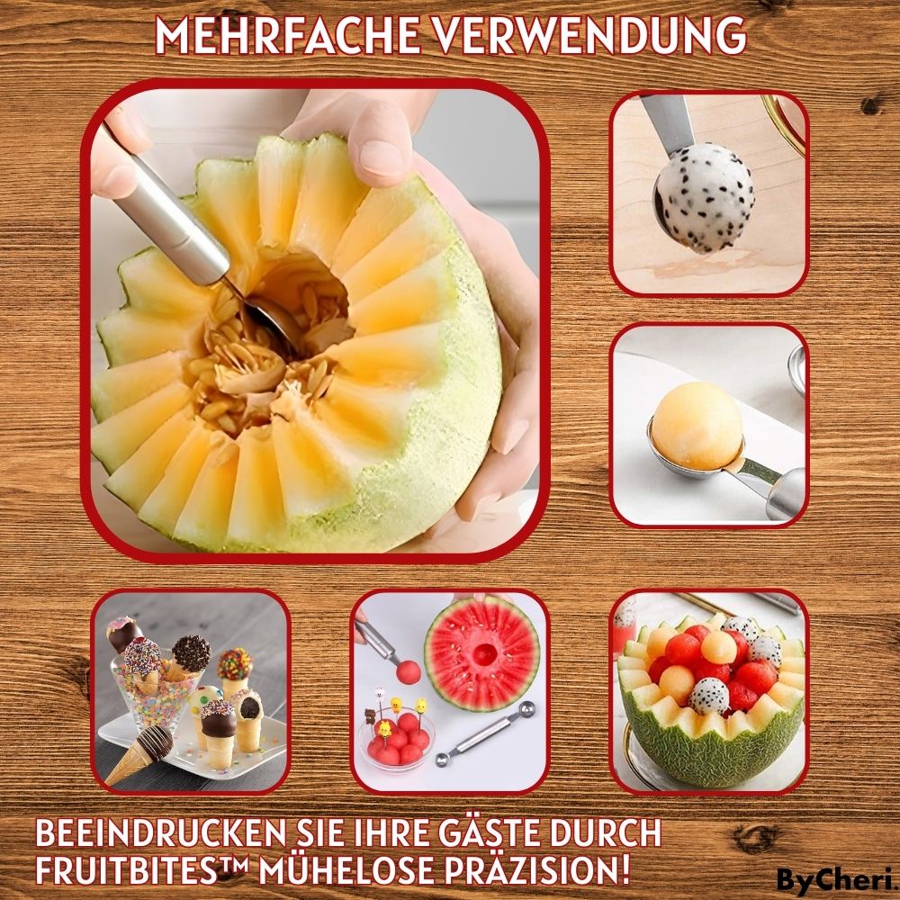 Frendorf | 1+1 GRATIS  | FruitBites -Erleben Sie die aufregende Art, Ihre Wassermelone und Früchte zu schneiden!