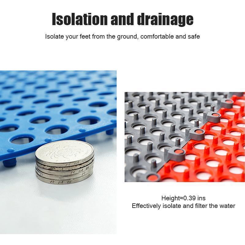 Frendorf | Badezimmer Rutschfeste Matte (4 Stück)