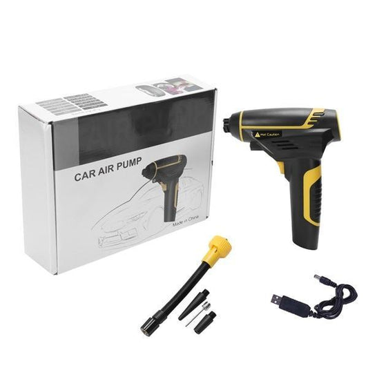 Frendorf | 120W Auto-Luftkompressor Handheld USB wiederaufladbare elektrische Inflationspumpe