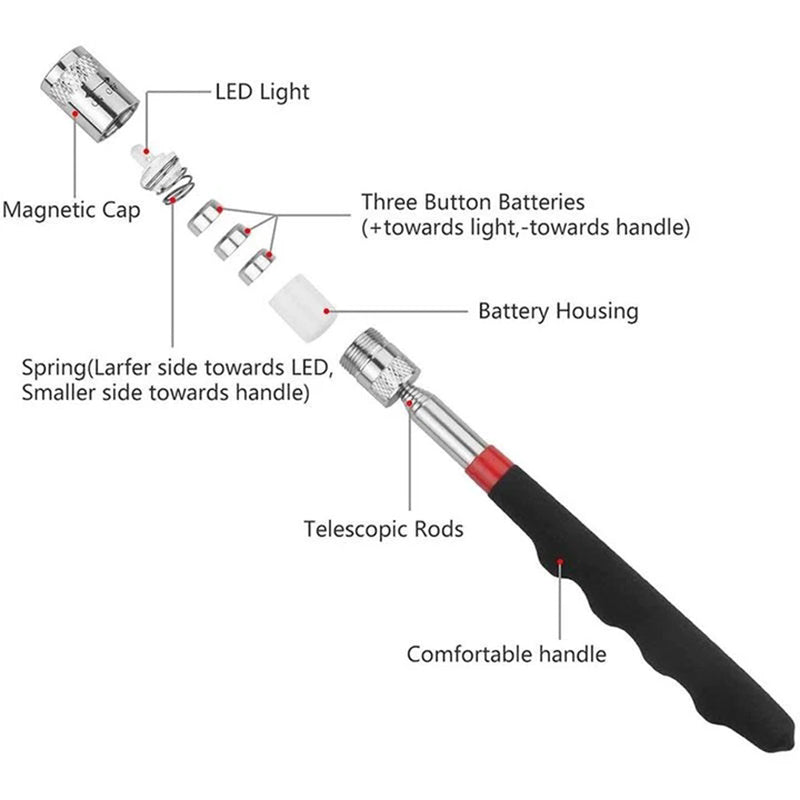 Frendorf | LED einziehbarer magnetischer Aufnehmer