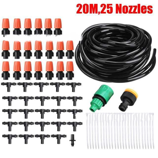 Frendorf | Automatisches Bewässerungssystem Set – Tropfbewässerung für Gartenpflanzen