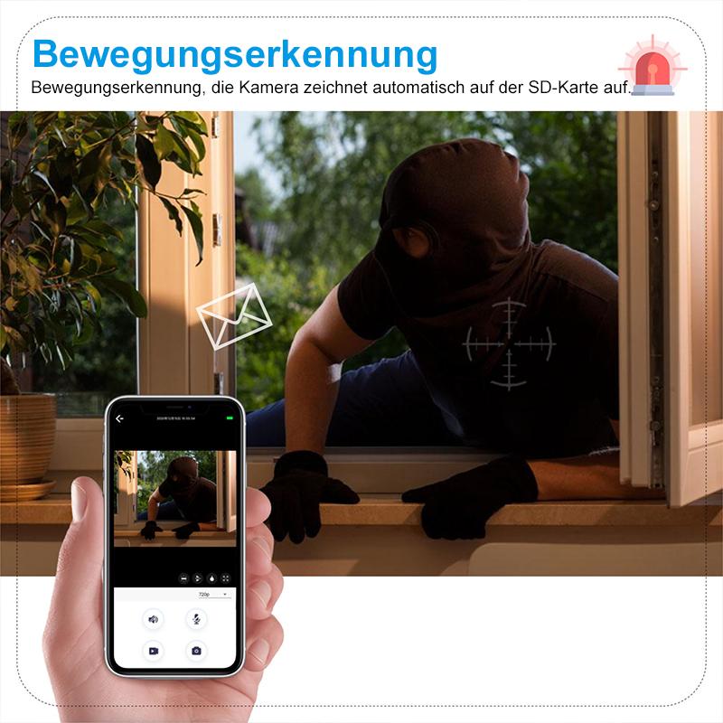 Frendorf | Intelligente drahtlose WiFi Vollfarbkamera mit Glühbirne