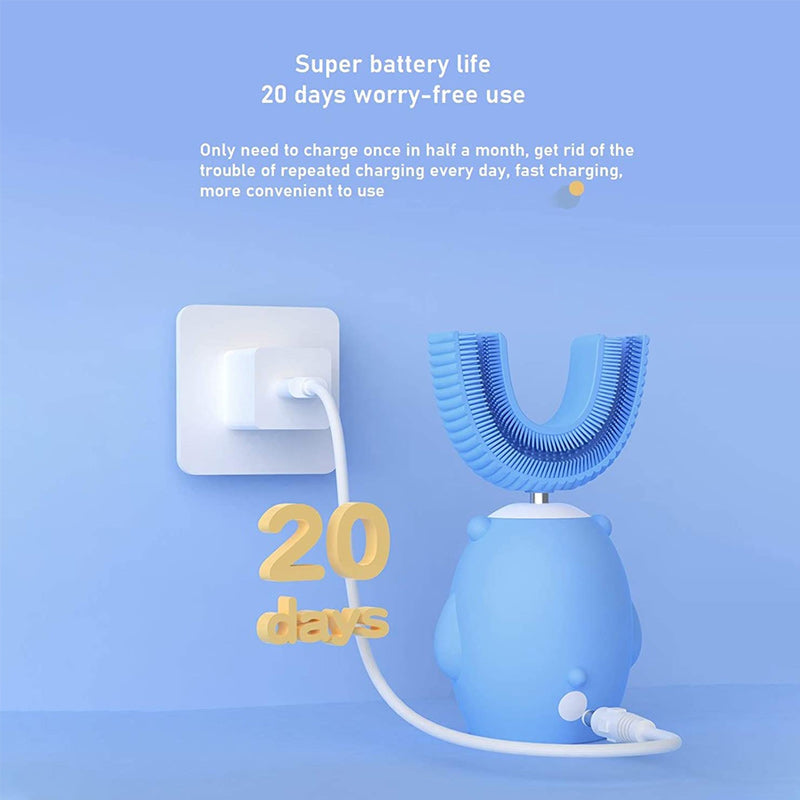Frendorf | Smart 360 Grad U-förmige Kinder elektrische Zahnbürste