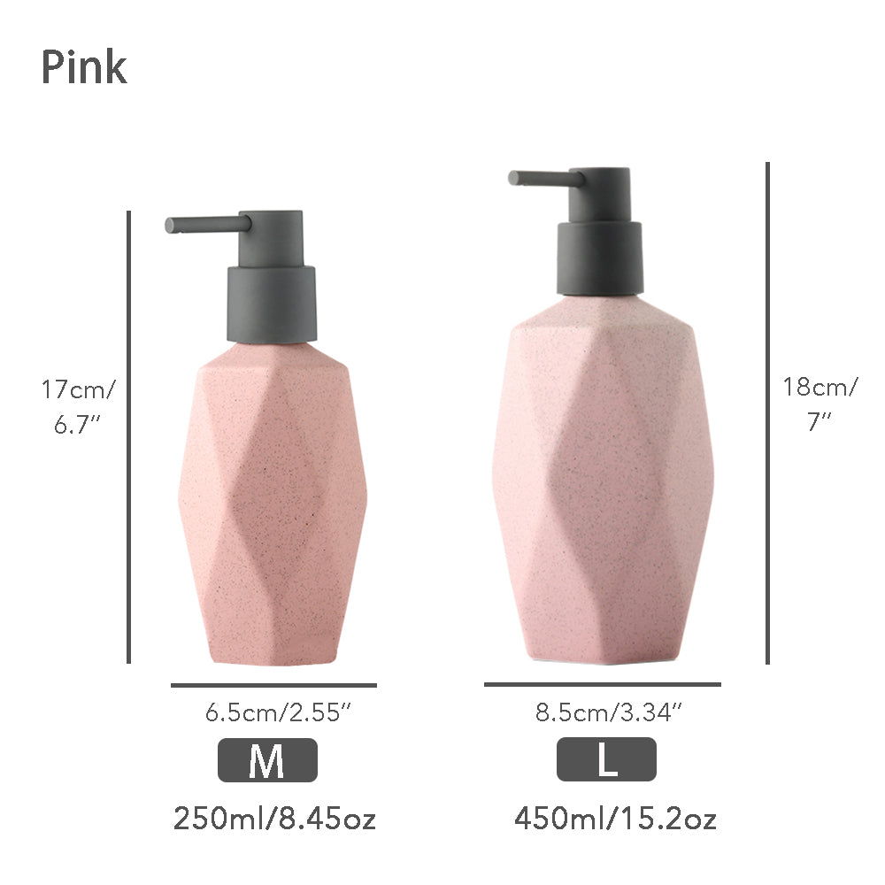 Keramischer Seifenspender, Flüssigkeitsbadflasche, simples Design, nachfüllbare wiederverwendbare Lotionpumpe für Badezimmer Küche
