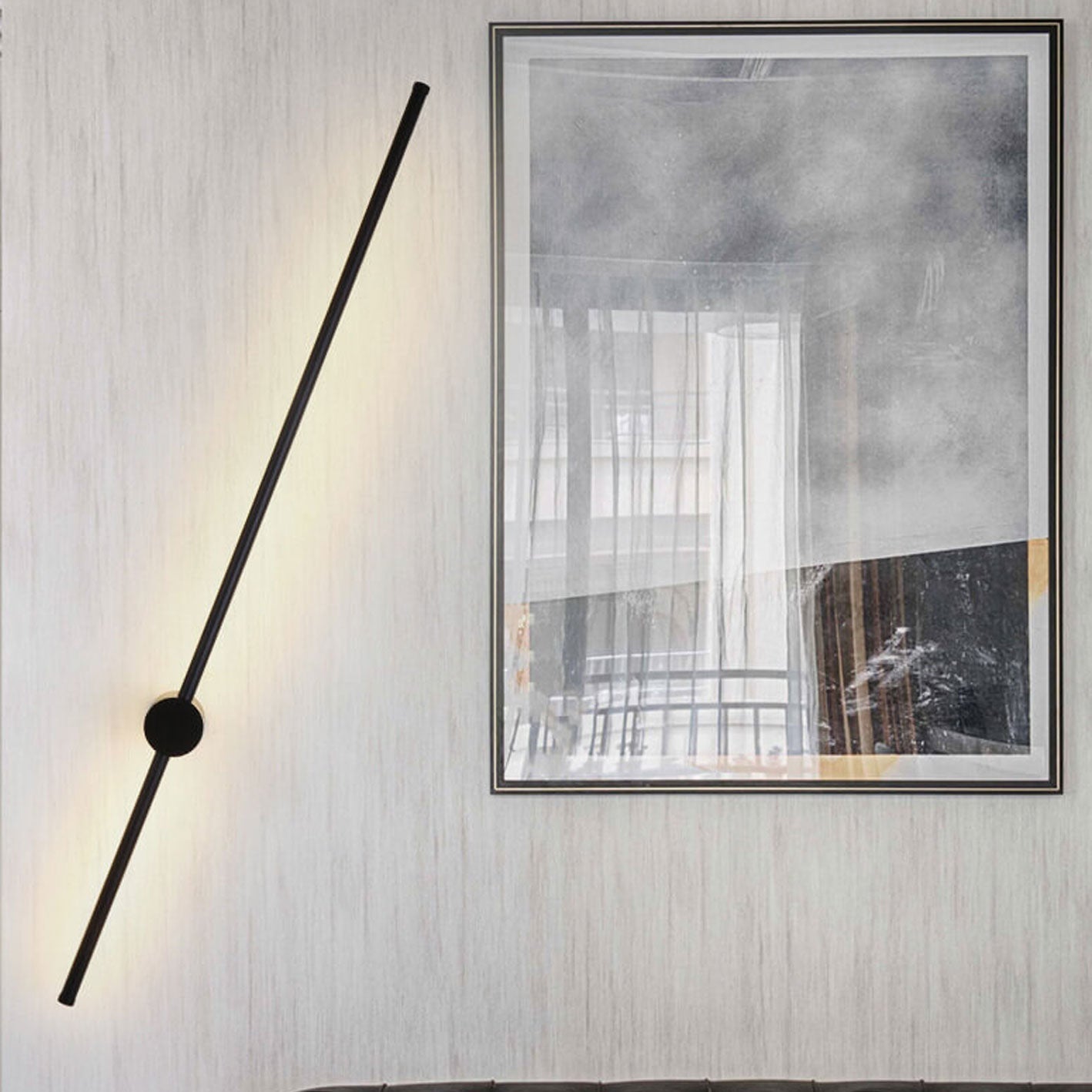 Frendorf | LumiAura LED Wandleuchte | Minimalistisches Design | Dimmbare Aluminium Wandlampe | Modernes Ambiente für Ihr Zuhause