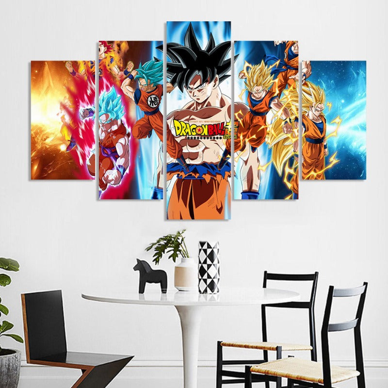 Super Dragon Ball Z - Leinwandwandbild
