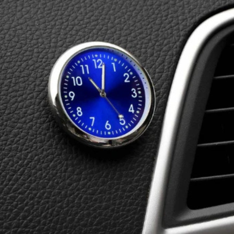 Frendorf | AutoTime Mini Analog-Uhr – Selbstklebendes und Stylisches Design für das Auto-Innenleben