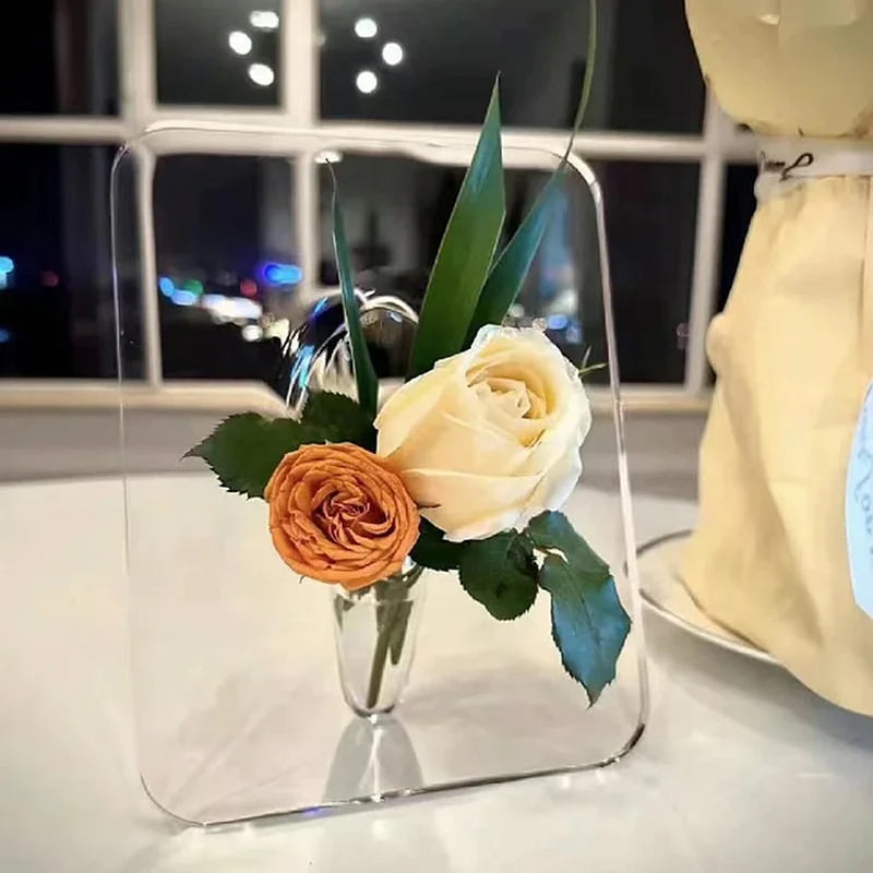 Frendorf | Foto-Rahmen Vase Schreibtisch Blumenarrangement Ornament