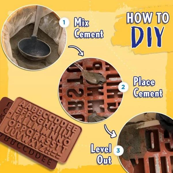 Frendorf | Beton Alphabet Form