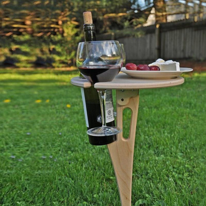 Outdoor tragbarer DIY Klapptisch für Wein