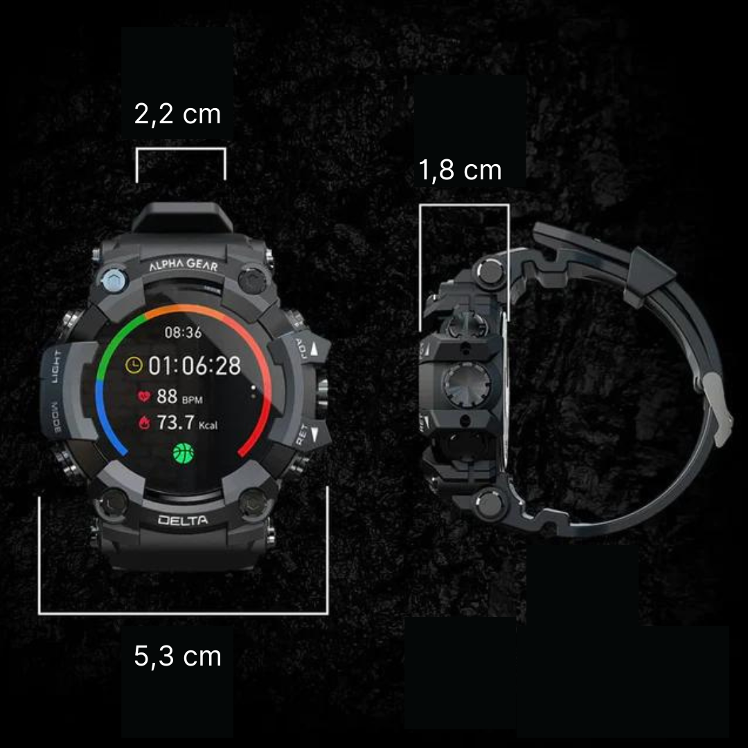 Frendorf | Alpha Smartwatch - Tough Funktionalität in einer Smartwatch