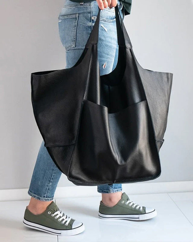 Frendorf | Chic & Nachhaltige Ledertasche mit Großer Kapazität - Elegante, Vielseitige Damenhandtasche